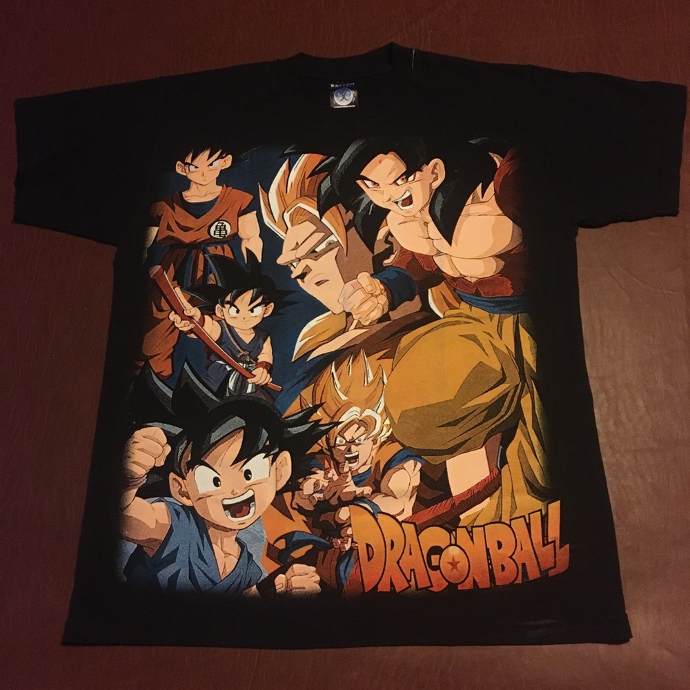Dragonball Z All Over Graphic Tee M